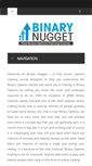 Mobile Screenshot of binarynugget.com