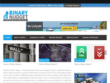 Tablet Screenshot of binarynugget.com